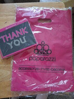 Paparazzi Bags and Thank You cards